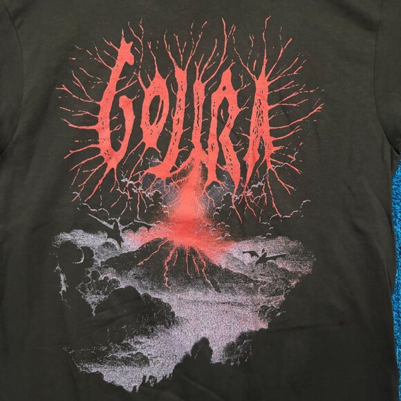 Gojira Magma Album Dark Landscape Groove Metal Band Tee L - Picture 2 of 4